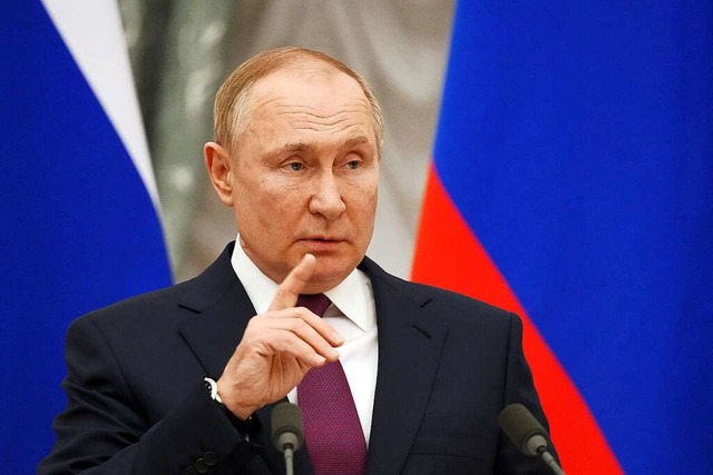 Wladimir Putin wird freuen, dass seine...ng  pro forma Rechnung getragen wurde.  | Foto: Kay Nietfeld (dpa)