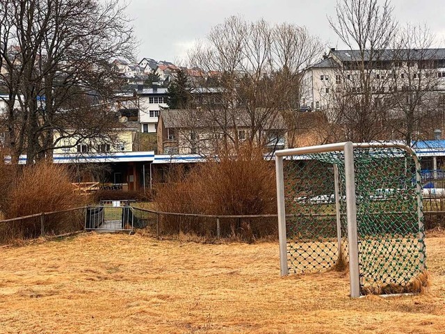 Kommt weg: die Brcke, die vom Neustd...it Bolzplatz und Volleyballfeld fhrt.  | Foto: Tanja Bury