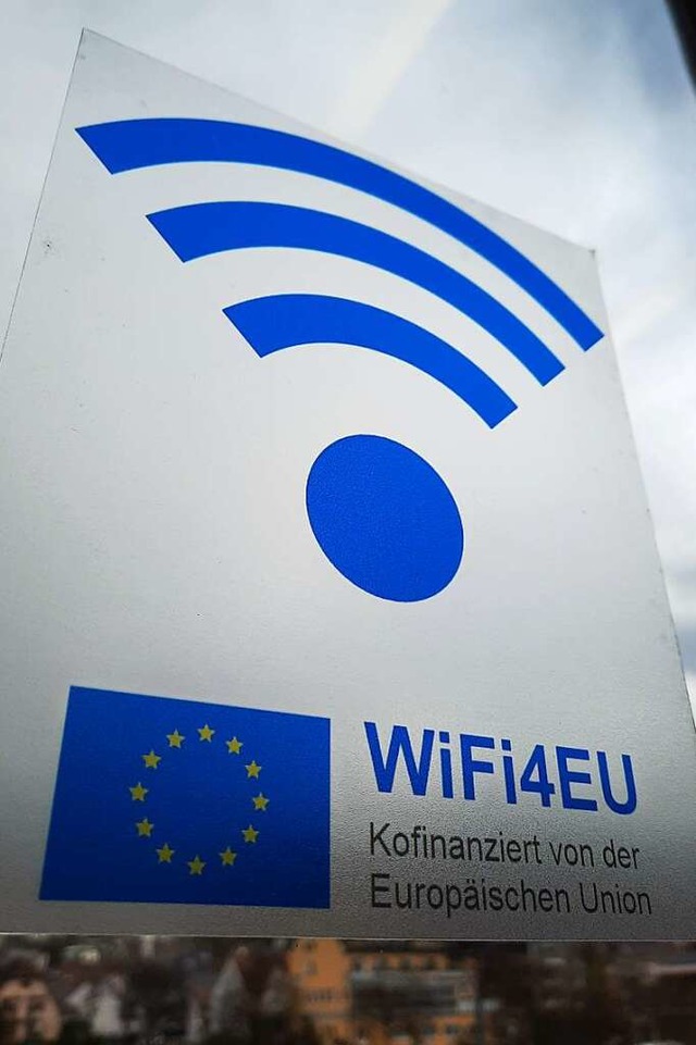 15000 Euro hat die Initiative &#8222;W...o es berall das kostenlose WLAN gibt.  | Foto: Erika Bader