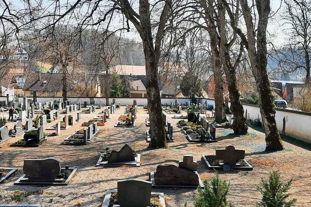 Der Lffinger Friedhof erhlt eine Modernisierung mit neuen Bestattungsformen.  | Foto: Heidrun Simoneit