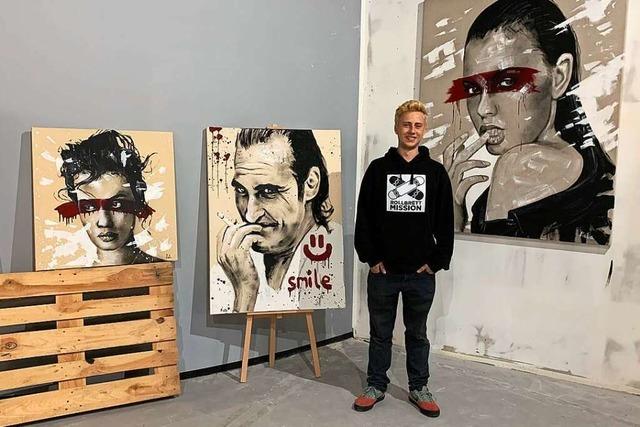 Der Ortenauer Knstler Bastian Fiala erffnet in Freiburg eine Pop-up-Galerie