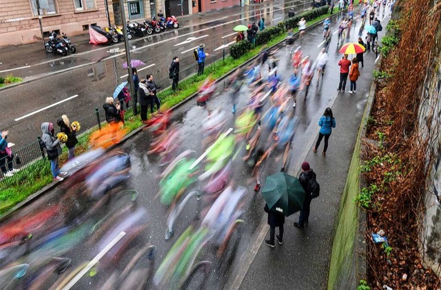 Jetzt laufen sie wieder &#8211; beim Marathon in Freiburg  | Foto: Patrick Seeger