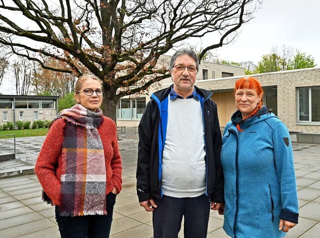 Ute Neuhaus, Burkhard Tapp und Ulrike ...es Verbands der Organtransplantierten.  | Foto: Michael Bamberger