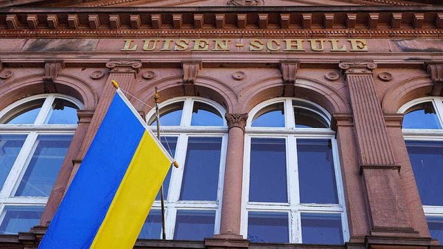 Am Lahrer Rathaus wird bald eine neue ukrainische Flagge hngen.  | Foto: Stadt Lahr