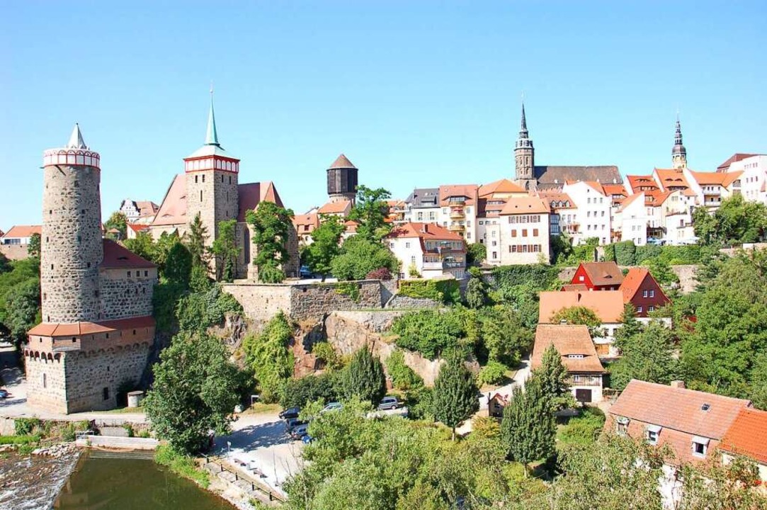 Der Blick auf das historische Bautzen mit seinen vielen Türmen  | Foto: Schmider-Ehrentreich Franz