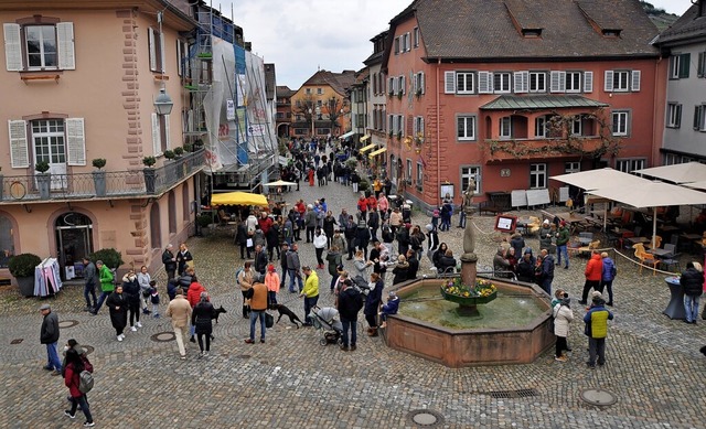 Der Besucher-Zustrom war eher verhalte...alprobe&#8220; nach der Corona-Pause.   | Foto: Rainer Ruther