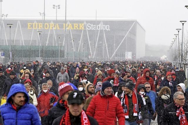 Erstmals war das neue Stadion richtig voll