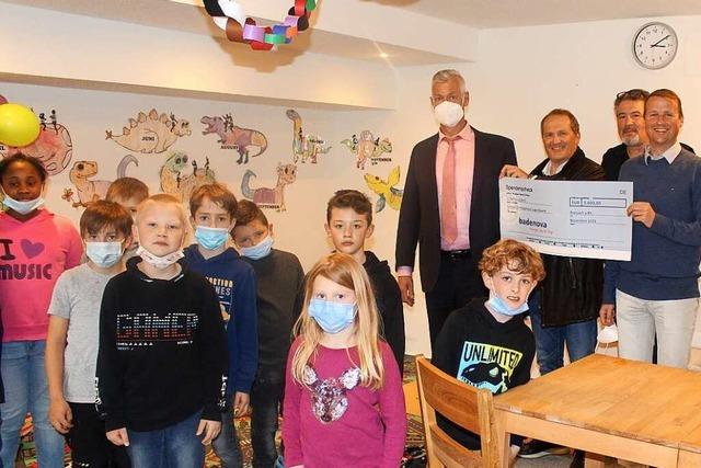5000 Euro Spende für das Christophorus Jugendwerk in Oberrimsingen