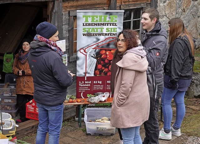 Neu war der Stand zum Thema &#8222;Foodsharing&#8220; beim Kreativmarkt.  | Foto: Hans-Jrgen Sackmann