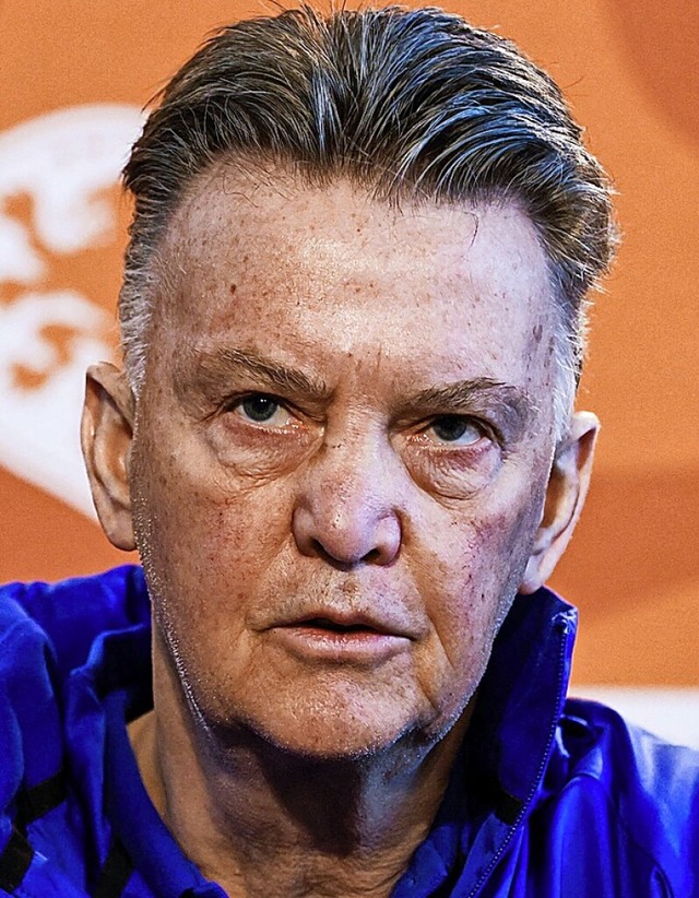 Bondscoach Louis van Gaal  | Foto: MAURICE VAN STEEN (AFP)