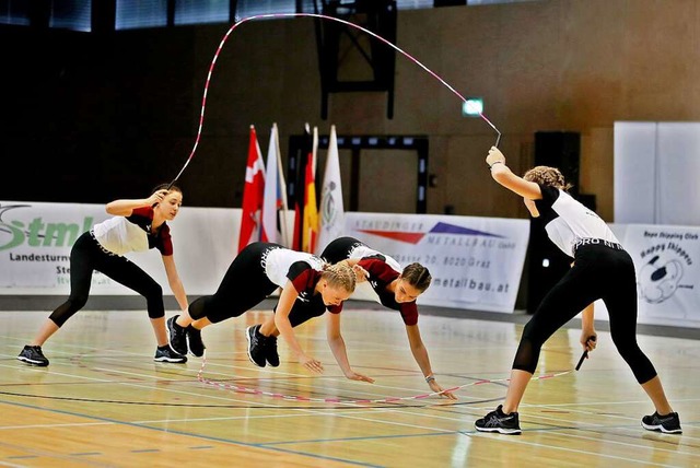 Koordination und Fitness sind gefragt:...in Team aus Auggen qualifiziert hatte.  | Foto: oberlaender media e.h.