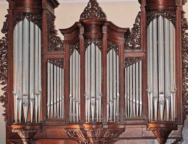 2026 wird die Silbermann-Orgel in der ...en Kirche in Meienheim 250 Jahre alt.  | Foto: Heidi Foessel