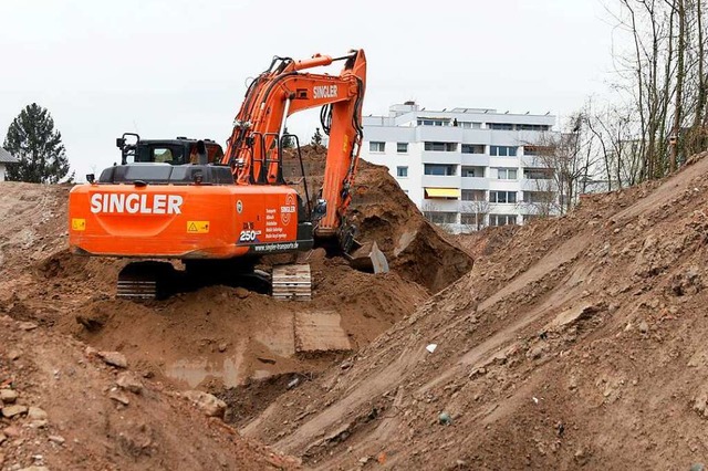 Am Bdleweg in Lahr wird gebaut  | Foto: Heidi Fel