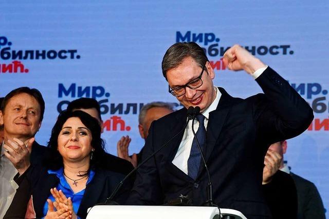 Serbien hat sich unter Prsident Vucic vom Westen abgewandt