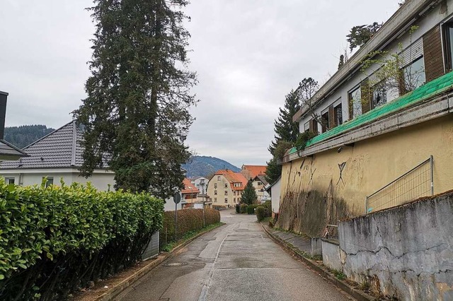 Die Schwarzenbergstrae (rechts ist di...l ab Sommer in Etappen saniert werden.  | Foto: Patrik Mller