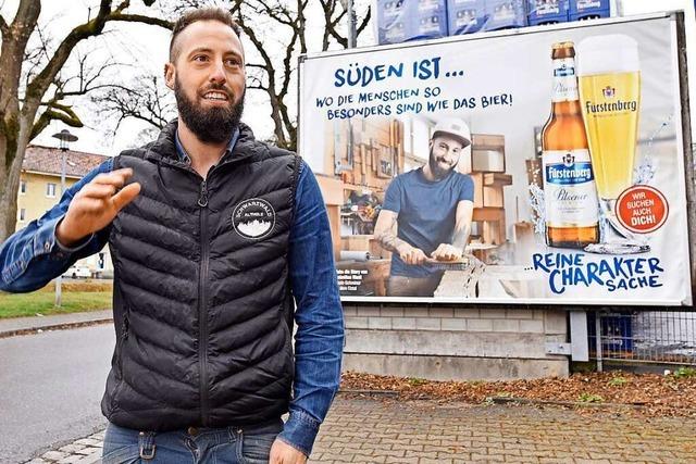 Ein Elztäler ist das neue Werbegesicht der Fürstenberg-Brauerei
