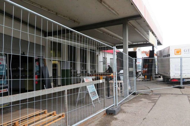 Der Supermarkt im Vogelbach Center  wi...ten begannen in der vergangenen Woche.  | Foto: Peter Gerigk