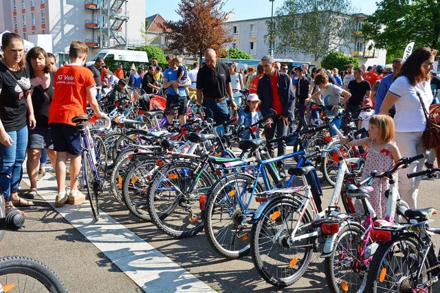 Velobrsen sind schon immer  hoch im K...arkt fr Gebrauchtrder ziemlich hei.  | Foto: Barbara Ruda