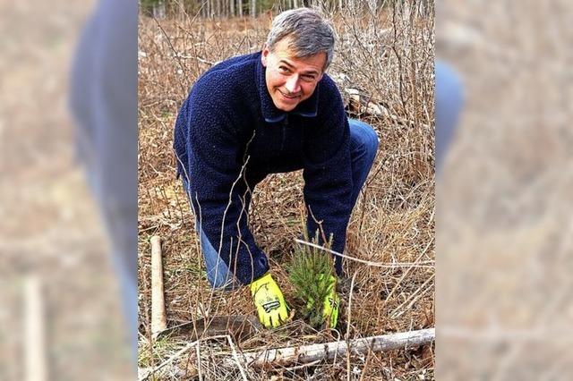 Pflanzaktion fr den Zukunftswald