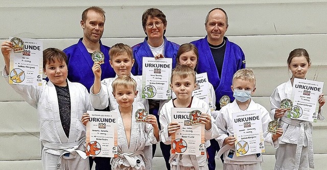 <BZ-FotoAnlauf>TV Neuenburg:</BZ-FotoA...merinnen und Teilnehmer der Judosafari  | Foto: TV Neuenburg