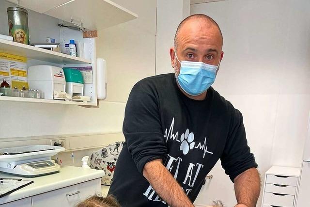 Wie ein Lehener Tierarzt geflüchteten Ukrainern hilft