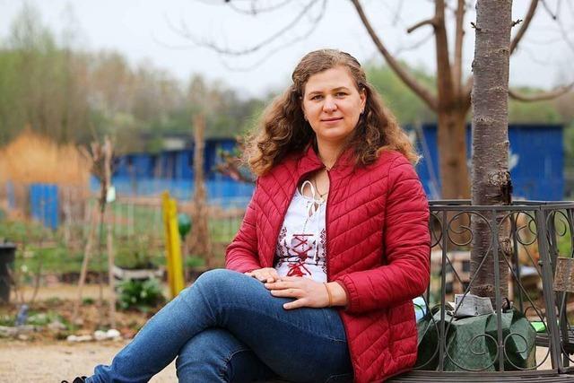 Die gebürtige Ukrainerin Oleksandra Valter engagiert sich für Geflüchtete aus ihrer Heimat