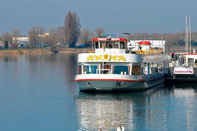 Die Weinland Baden ist eines der Ausfl...fe der Breisacher Fahrgastschifffahrt.  | Foto: Simon Krause