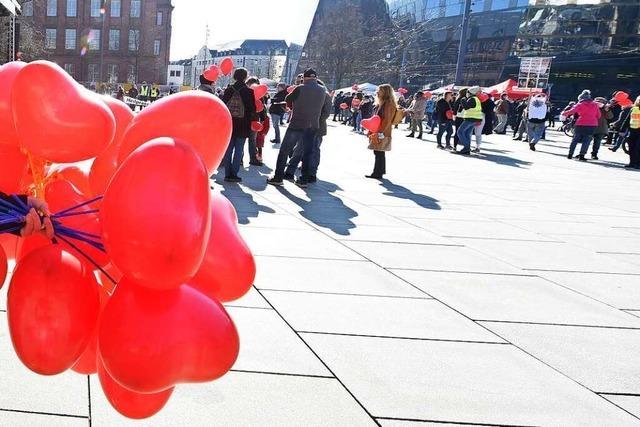 Coronamaßnahmen-Protest in Freiburg schrumpft weiter