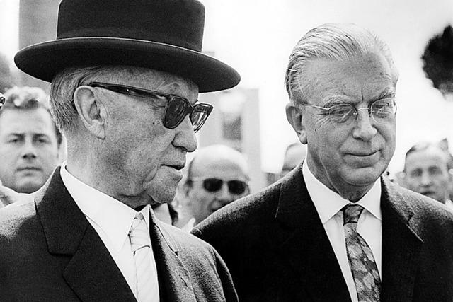 Historiker: Adenauer hatte Spion in der SPD-Spitze