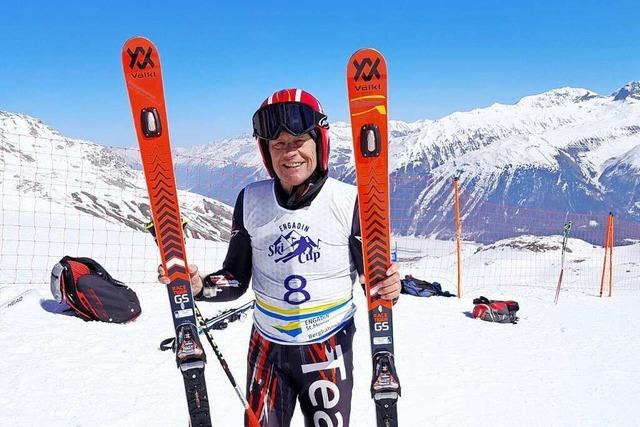 81-Jähriger aus Ehrenkirchen beendet seine Karriere als Senior-Skirennläufer