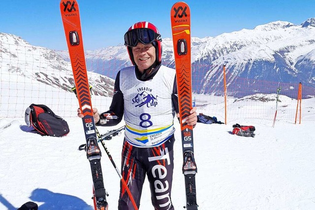 Josef Gutmann bei der Weltmeisterschaft in St. Moritz  | Foto: Josef Gutmann