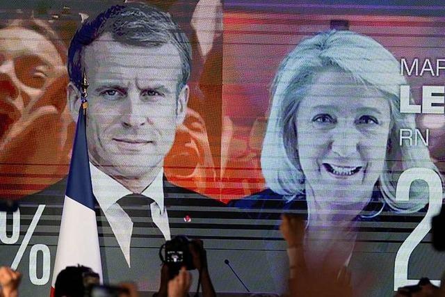 Macron und Le Pen gewinnen in den französischen Partnerstädten