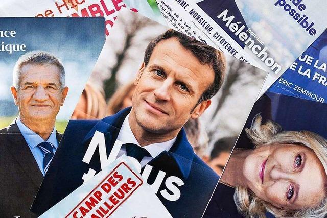 Macron oder Le Pen? Kopf-an-Kopf-Rennen auch in den Partnerstdten