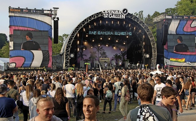 Das St. Gallen Openair wartet mit einer Reihe von Stars auf.  | Foto:  Brumm, Benjamin