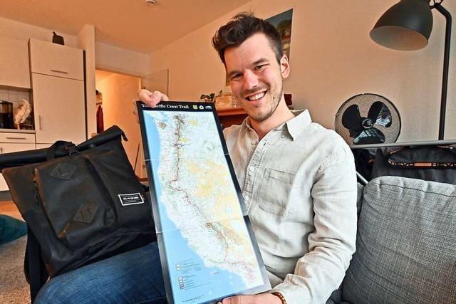 Der Freiburger Apke Pruin will 4000 Kilometer durch die USA wandern – nach einem Gehirntumor