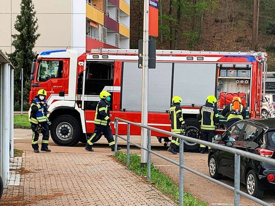 Feuerwehreinsatz am S-Bahn-Haltepunkt Batzenhäusle  | Foto: FFW Waldkirch