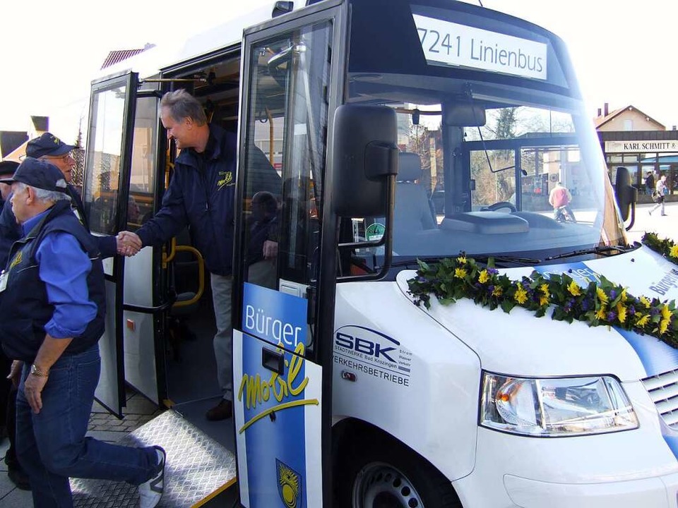 Der Bürgerbus in Bad Krozingen ist ein Erfolgsmodell.  | Foto: Susanne Müller