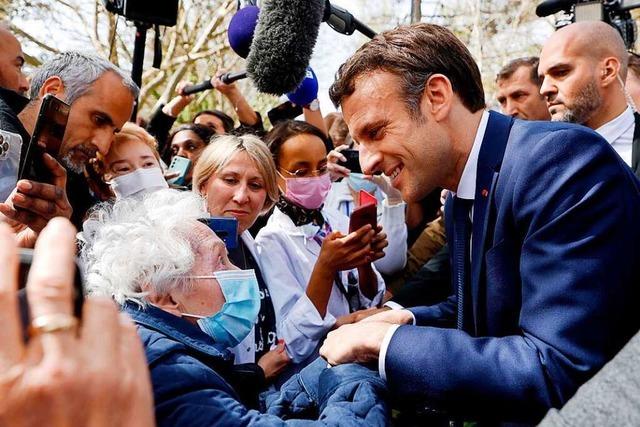 Emmanuel Macron kommt bei Wählern in Mulhouse nur wenig an