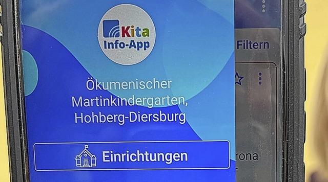 In Hohberg gibt es schon die Kita-App,... ihrem Kindergarten informiert werden.  | Foto: Gemeinde