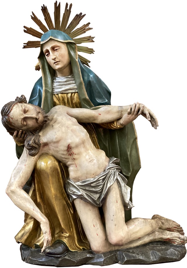 Die heilige Maria und der tote Jesus im  Fridolinsmnster inBad Sckingen  | Foto: Annemarie Rsch