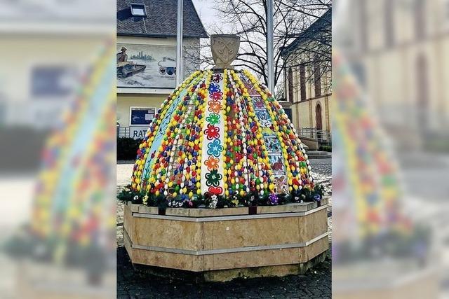 Osterbrunnen in Hartheim