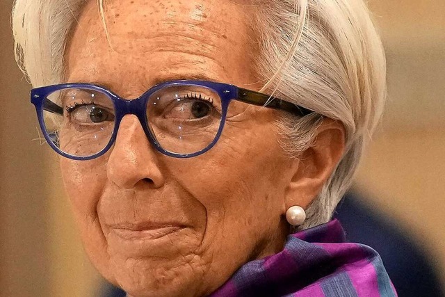 Christine Lagarde, Prsidentin der Europischen Zentralbank (EZB)  | Foto: Petros Karadjias (dpa)