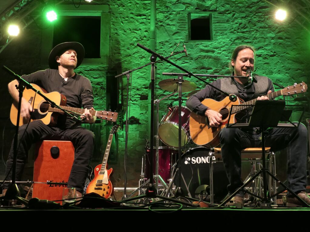 Schluss- und Hhepunkt des kleinen Festivals: Der Auftritt von Marc Mayer und Daniel Kiefer