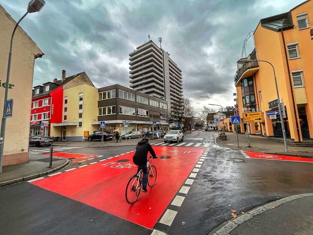 Der Ausbau von Fahrradstraen ist Teil...kehr  in Lrrach erreicht werden soll.  | Foto: Barbara Ruda