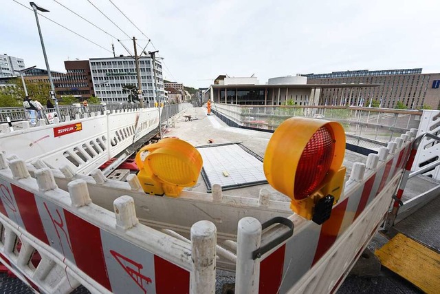 Auch auf der Sdostseite der Stadtbahn...pe ist dann der Austausch der Aufzge.  | Foto: Rita Eggstein