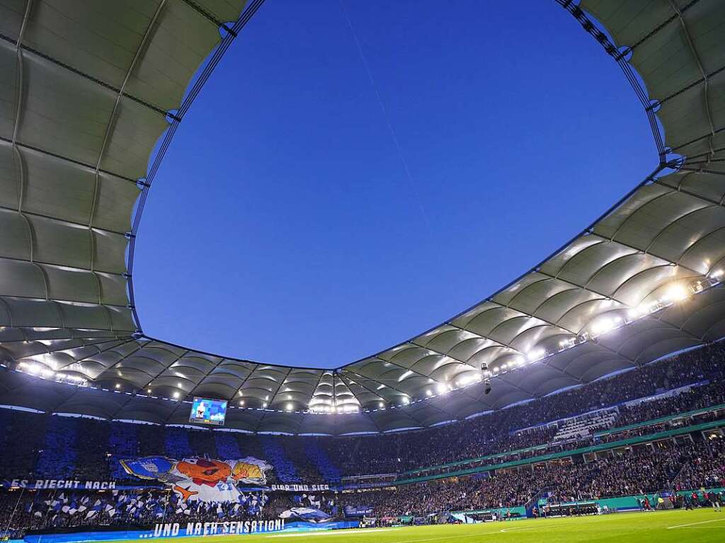 Das Volksparkstadion in Hamburg