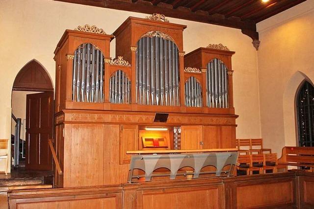 Die Dossenbacher Orgel ist ein Schmuckstück, das jetzt viel Zuwendung braucht