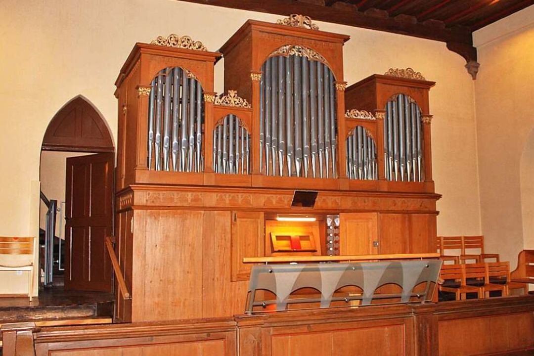 Die  Merklin-Orgel hat nicht nur mit d...Wiener Flöte&#8220; eine Besonderheit.  | Foto: Rolf Reißmann
