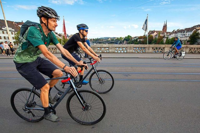 Radfahrer in Basel  | Foto: TEB-Jeen Com Eco