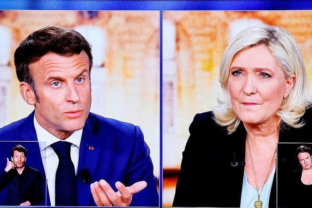 Macron geht als Gewinner aus TV-Duell gegen Le Pen hervor